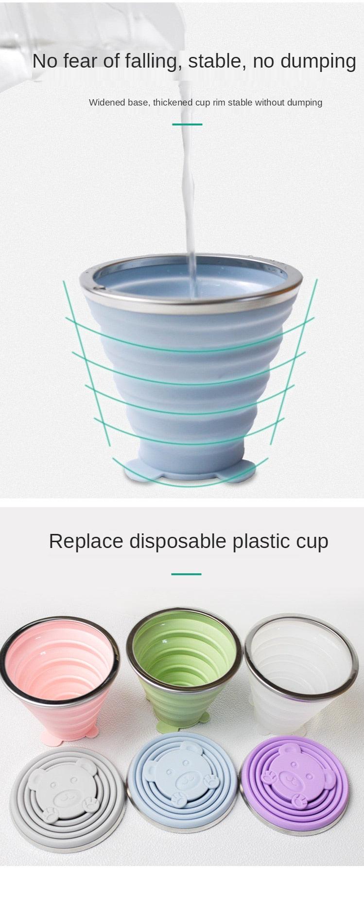 Collapsible Silicone Drinking Cup