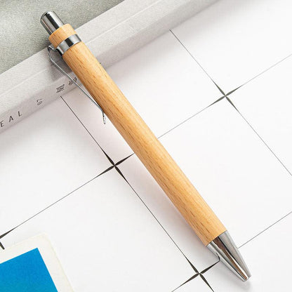 Eco-Friendly Bamboo Wood Ballpoint Pens - Set of 2/4/8