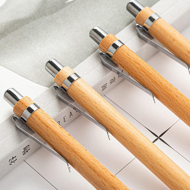 Eco-Friendly Bamboo Wood Ballpoint Pens - Set of 2/4/8