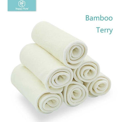 4 layers natural bamboo terry liner insert for baby cloth diaper - Earth Thanks - 4 layers natural bamboo terry liner insert for baby cloth diaper - natural, vegan, eco-friendly, organic, sustainable, baby, baby care, baby diaper, bamboo, bamboo fiber, child, cleaner, design, diaper, interior, mother & child, object