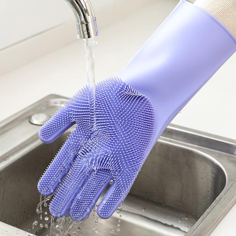 Silicone Antibacterial Magic Kitchen Cleaning Gloves - Earth Thanks - Silicone Antibacterial Magic Kitchen Cleaning Gloves - natural, vegan, eco-friendly, organic, sustainable, bathroom, cleaning, cleaning products, dinnerware, disposable, food grade silicone, home, home care, house, housekeeping, men, non toxic, recyclable, recycle, recycle friendly, reusable, silicone, sterile, tableware, unisex, water, woman, women