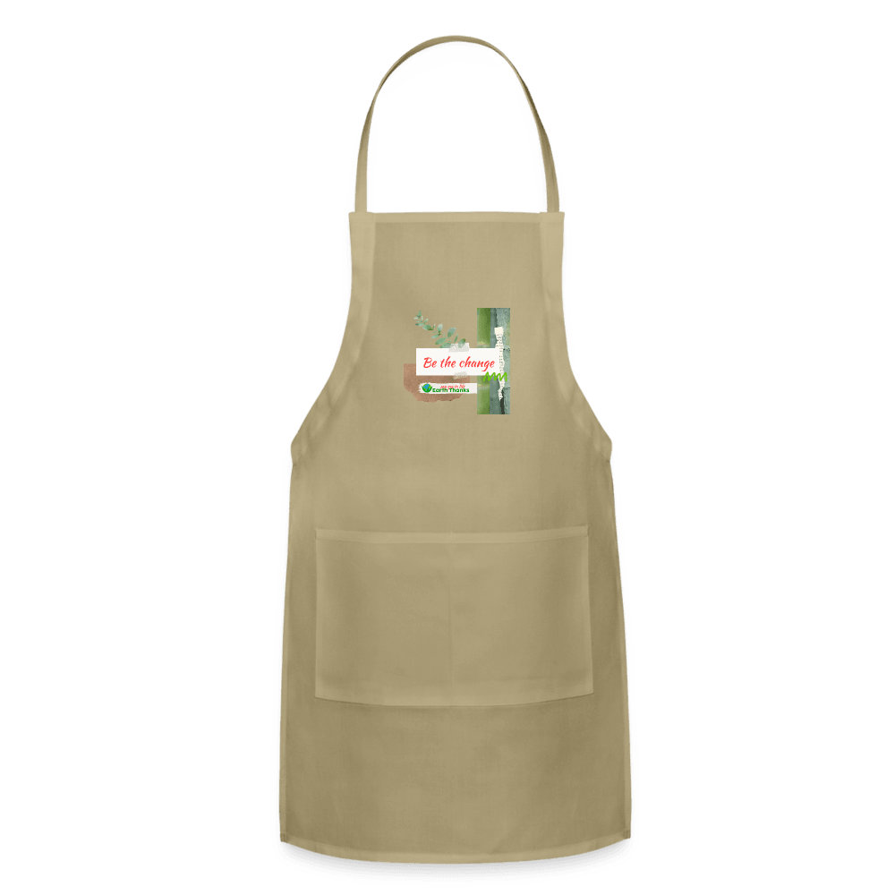 Adjustable Apron with Customizable Design - Earth Thanks - Adjustable Apron with Customizable Design - natural, vegan, eco-friendly, organic, sustainable, Accessories, Aprons, customizable, Men, SPOD, Women, Workwear