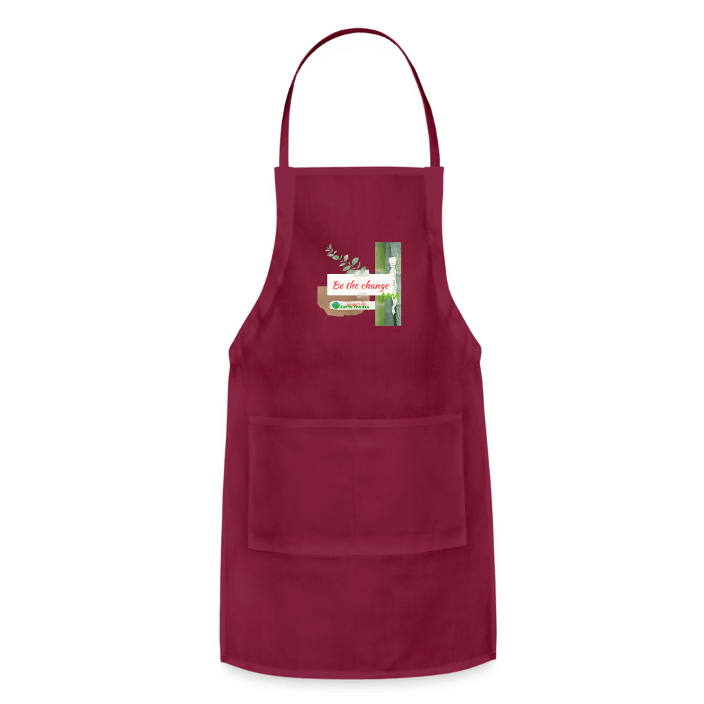 Adjustable Apron with Customizable Design - Earth Thanks - Adjustable Apron with Customizable Design - natural, vegan, eco-friendly, organic, sustainable, Accessories, Aprons, customizable, Men, SPOD, Women, Workwear
