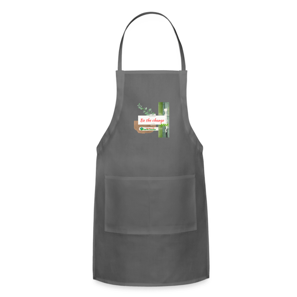 Adjustable Apron with Customizable Design - Earth Thanks - Adjustable Apron with Customizable Design - natural, vegan, eco-friendly, organic, sustainable, Accessories, Aprons, customizable, Men, SPOD, Women, Workwear
