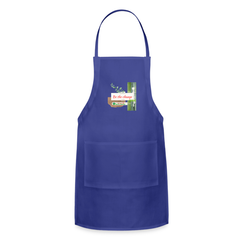 Adjustable Apron with Customizable Design - Earth Thanks - Adjustable Apron with Customizable Design - natural, vegan, eco-friendly, organic, sustainable, Accessories, Aprons, customizable, Men, SPOD, Women, Workwear
