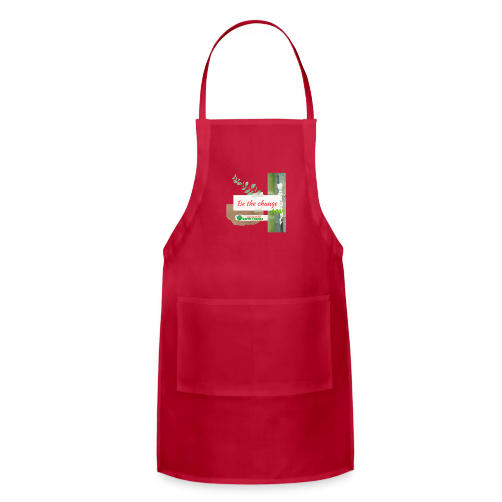 Adjustable Apron with Customizable Design - Earth Thanks - Adjustable Apron with Customizable Design - natural, vegan, eco-friendly, organic, sustainable, Accessories, Aprons, customizable, Men, SPOD, Women, Workwear