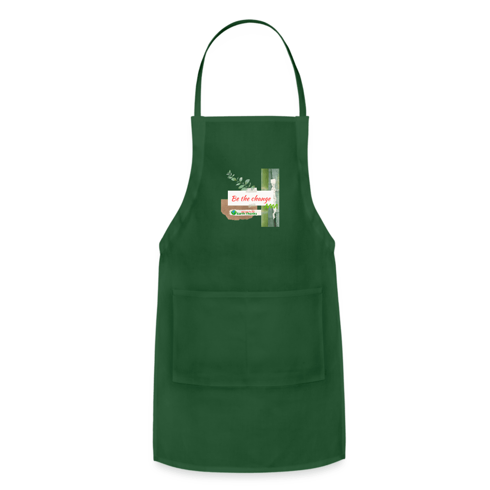 Adjustable Apron with Customizable Design - Earth Thanks - Adjustable Apron with Customizable Design - natural, vegan, eco-friendly, organic, sustainable, Accessories, Aprons, customizable, Men, SPOD, Women, Workwear