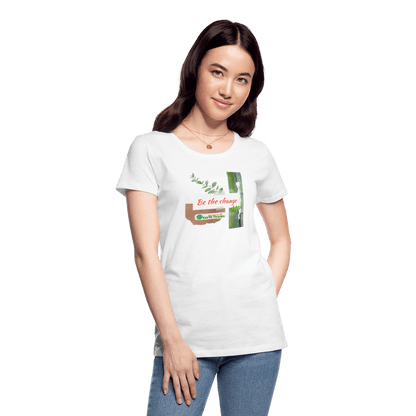 Women’s Premium Organic T-Shirt with Customizable Design - Earth Thanks - Women’s Premium Organic T-Shirt with Customizable Design - natural, vegan, eco-friendly, organic, sustainable, apparel, customizable, Eco-Friendly Tees, SPOD, T-Shirts, Women