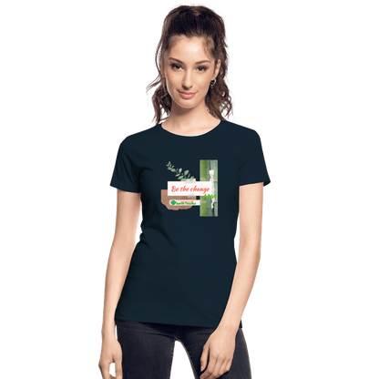 Women’s Premium Organic T-Shirt with Customizable Design - Earth Thanks - Women’s Premium Organic T-Shirt with Customizable Design - natural, vegan, eco-friendly, organic, sustainable, apparel, customizable, Eco-Friendly Tees, SPOD, T-Shirts, Women