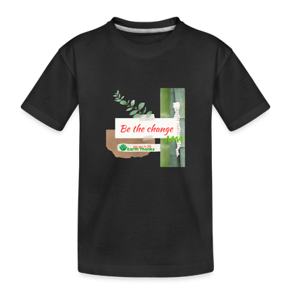 Toddler Premium Organic T-Shirt with Customizable Design - Earth Thanks - Toddler Premium Organic T-Shirt with Customizable Design - natural, vegan, eco-friendly, organic, sustainable, Baby & Toddler Shirts, children, customizable, Kids & Babies, SPOD, toddler