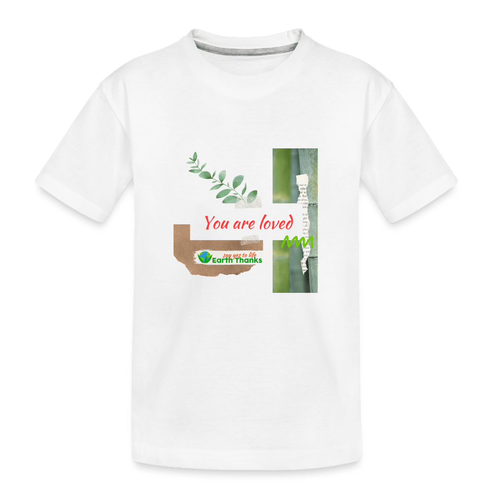 Kid’s Premium Organic T-Shirt with Customizable Design - Earth Thanks - Kid’s Premium Organic T-Shirt with Customizable Design - natural, vegan, eco-friendly, organic, sustainable, children, customizable, Kids & Babies, Kids' Shirts, SPOD