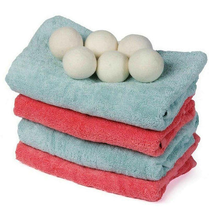 Organic Wool Laundry Dryer Balls - Earth Thanks - Organic Wool Laundry Dryer Balls - natural, vegan, eco-friendly, organic, sustainable, camping, cleaning, cleaning products, compostable, home, home care, house, housekeeping, laundry, non toxic, organic, recyclable, recycle, recycle friendly, reusable, soft, washing machine, wool, wool dryer balls