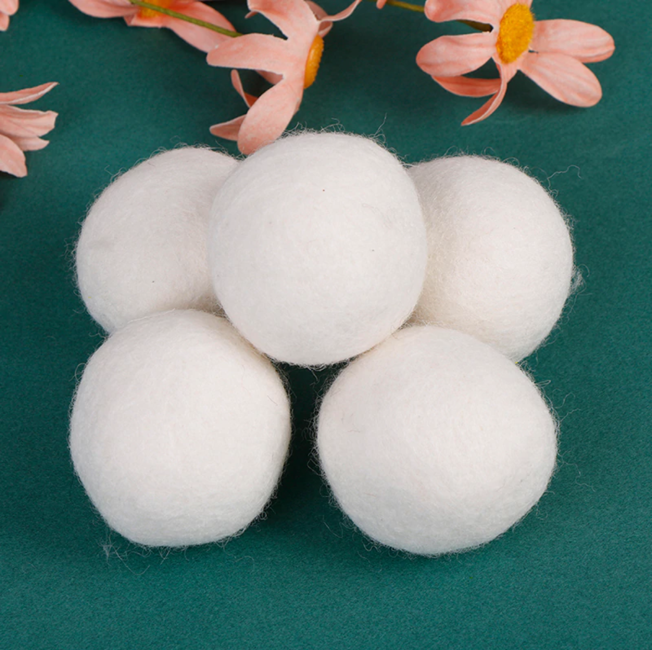 Organic Wool Laundry Dryer Balls - Earth Thanks - Organic Wool Laundry Dryer Balls - natural, vegan, eco-friendly, organic, sustainable, camping, cleaning, cleaning products, compostable, home, home care, house, housekeeping, laundry, non toxic, organic, recyclable, recycle, recycle friendly, reusable, soft, washing machine, wool, wool dryer balls