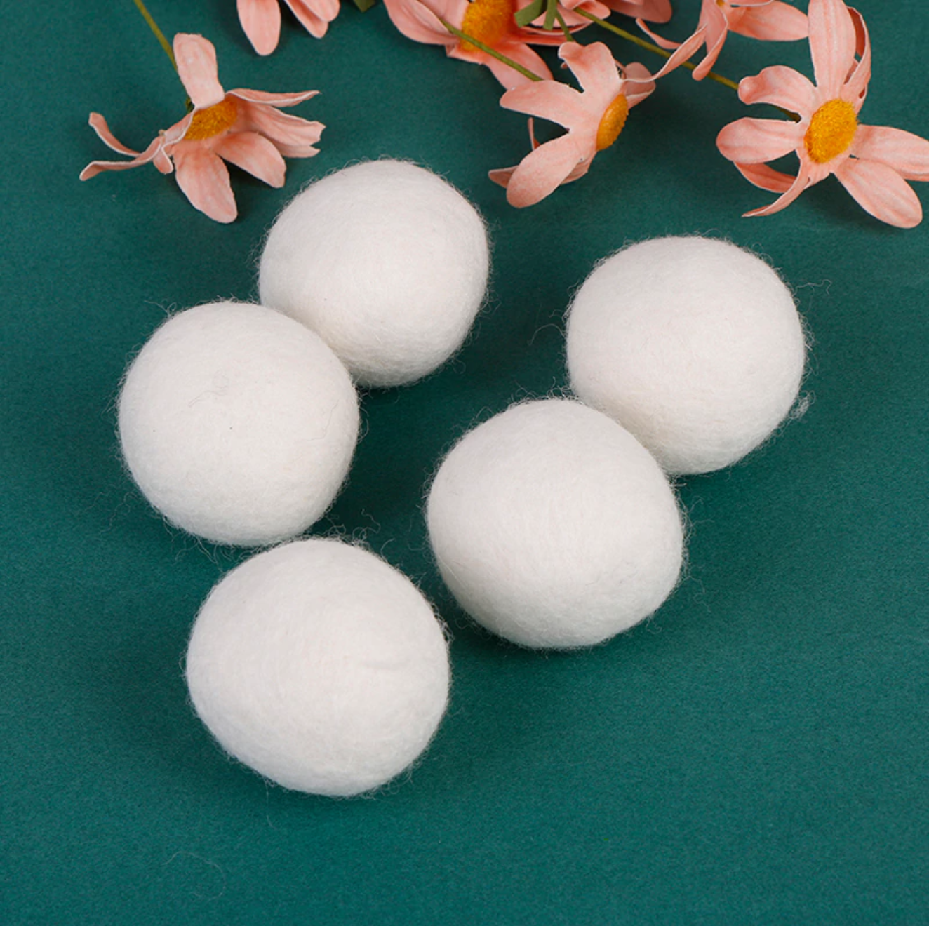 Organic Wool Laundry Dryer Balls - Earth Thanks - Organic Wool Laundry Dryer Balls - natural, vegan, eco-friendly, organic, sustainable, camping, cleaning, cleaning products, compostable, home, home care, house, housekeeping, laundry, non toxic, organic, recyclable, recycle, recycle friendly, reusable, soft, washing machine, wool, wool dryer balls