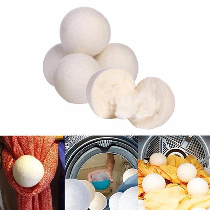 Organic Wool Laundry Dryer Balls - Earth Thanks - Organic Wool Laundry Dryer Balls - natural, vegan, eco-friendly, organic, sustainable, camping, cleaning, cleaning products, compostable, home, home care, house, housekeeping, laundry, non toxic, organic, recyclable, recycle, recycle friendly, reusable, soft, washing machine, wool, wool dryer balls